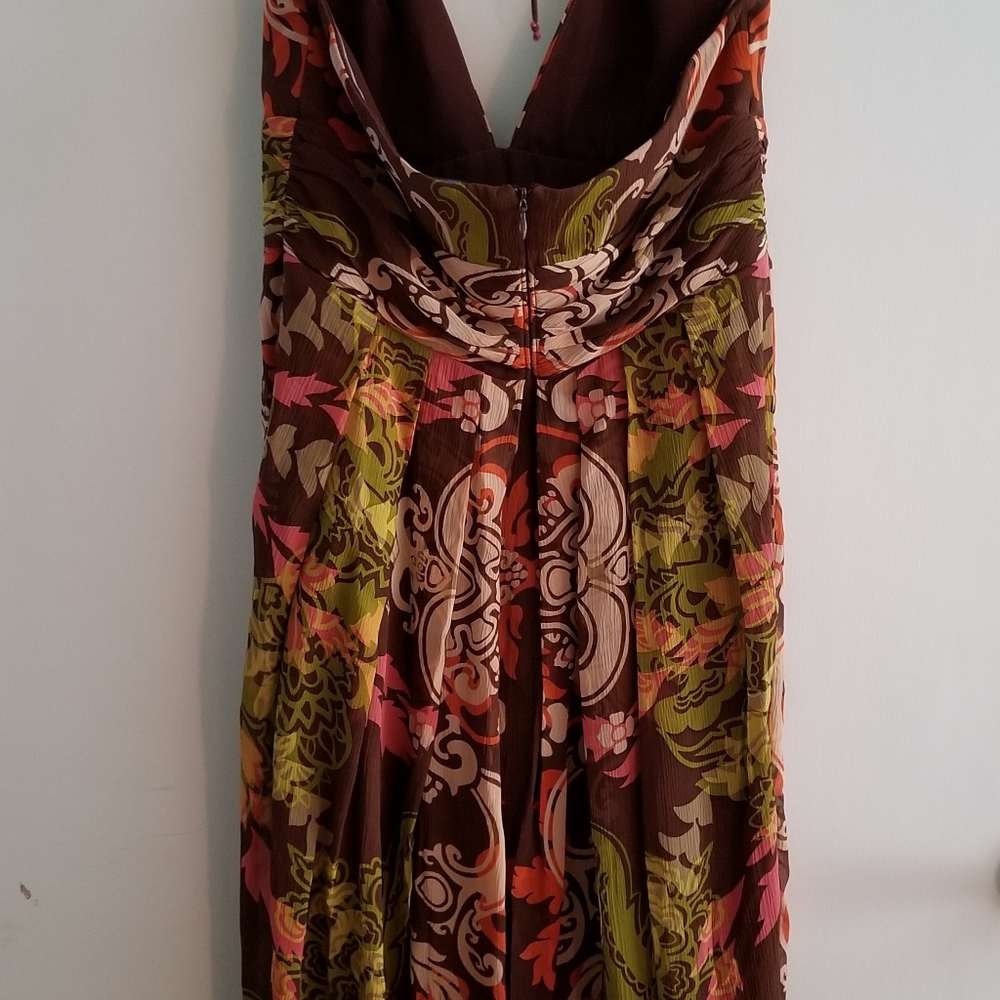 Nicole Miller Silk Dress Sz 6 - Picture 4 of 7